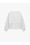 Drawstring Tie Buttoned Crew Neck Long Sleeve Cardigan - 2