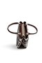 Coffee - Brown Striped Plaid Women's Handbag Sp1149 - 3