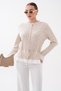 Women's Sleeve Skirt Lace Detailed Button Closure Knitwear Knitted Cardigan 265035 - - 4