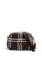 Coffee - Brown Striped Plaid Women's Crossbody Bag Sp1094 - 7