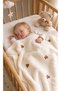 Bear Embroidered Wellsoft Baby Blanket 90X100 cm Soft Textured - 2