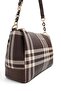 Coffee - Brown Striped Plaid Women's Crossbody Bag Sp910 - 4