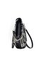 Black - Black Striped Plaid Women's Handbag Sp1155 - 6