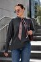 Women's Collar Scarf Detailed Embroidered Knitted Sweater 265014 -