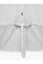 Drawstring Tie Buttoned Crew Neck Long Sleeve Cardigan - 3