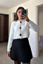 Premium New Season Buttoned Cardigan - Ecru - 2