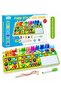 Farm Themed Logarithmic Educational Fun Wooden Toy – Math Learning Tool