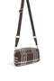 Coffee - Brown Striped Plaid Women's Crossbody Bag Sp1142 - 3