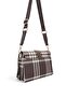 Coffee - Brown Striped Plaid Women's Crossbody Bag Sp1009 - 3