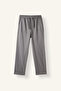 H5798Axgr206 Gray Baggy Fit Tie-Waist Trousers - 6