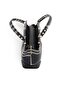 Black - Black Striped Plaid Women's Handbag Sp706 - 5