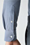 Long Sleeve Slim Fit Plaid Cotton Easy-Iron Classic Shirt - 6