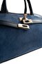 Navy Blue - Navy Blue Suede Women's Handbag Sp1260 - 4