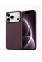Bexocase iPhone 18 Pro Purple Leather Case with Magnetic Features
