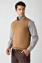 V-Neck Wool Knitwear Sweater - 3