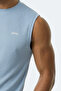 Hazzar I 3-Piece Set Men's Sleeveless Light Blue - Khaki - Silver T-Shirt - 7