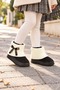 Girls' Knitted Detailed Furry Winter Boots – Warm and Comfortable Daily Boots - 3