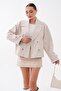 Women's Four-Button Short Cashmere Coat 265293 - - 2