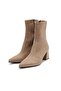 Denise Mink Color Stretch Heeled Boots - 3
