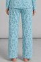 Women's Long Sleeve Comfortable Blue Pajama Set 4761 - 6