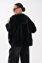 Women's Fur Lined, Elastic Bottom, Hooded, Zipper Closure Coat 265330 - - 5