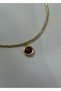 Gold Color Mineli Toff Necklace - 2
