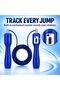 Adjustable Skipping Rope with Mechanical Jump Counter, Non-Slip Foam Grip Handles, Lightweight Speed Jump Rope for Adults, Men and Women, Cardio, Fitness, Home and Gym Workout – Orange - 2