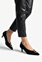 Raven Women's Heeled Shoes - Black Suede - 6