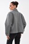 Women's Four-Button Short Cashmere Coat 265293 - - 5
