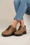 Genuine Leather Full Orthopedic Heel Spur Supported Smart Lace-Up Daily Women's Shoes - 2