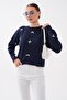 Women's Bow Detailed Crew Neck Knitted Sweater 265301 - - 2