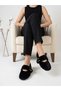 Soft Elastic Women's Home Slippers Winter Wool Inside Home Shoes Slippers Dowry Bundle Promise Engagement Shoes - 2