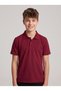 2-Pack 100% Cotton Polo Collar Short Sleeve T-Shirt for School and Daily Use - 2