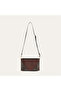 Women's Brown Suede Textured Shoulder Bag