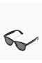 Men Square Frame Grey Lens Sunglasses