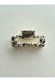 Zebra Patterned Latch Buckle Cream 10 cm
