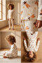 Children's Mouse Patterned Packaged Pajama Set Ecru - 2