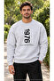 Men's Vertical 1976 and Limited Edition Typography Printed Crew Neck Casual Regular Fit Sweatshirt