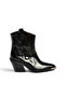 Z920241160 Black Rustic Thick Heeled Cowboy Model Western Women's Boots - 5
