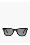 Men Square Frame Grey Lens Sunglasses - 3