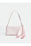 Lcw Accessories Women's Leather Look Shoulder Bag with Pink Scarf Accessory