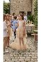 Girl's Long Swan Cut Tulle Skirt, Shoulder Lace and Feather Embellishments, Bow Evening Dress for 8-12 Years Old Birthday, Special Occasion - 4
