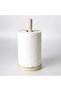 Travertine Paper Towel Holder Ecru - 4