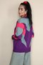 Mint Gülseli Women's Retro Eighties Inspired Patterned Knit Sweater - 4