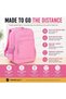 Kids 3 Piece School Backpack Set with Lunch Bag & Pencil Case, Lightweight Water Resistant Bookbag with Laptop Compartment for Middle & High School Students - Pink - 2