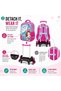 Kids Rolling School Backpack with 3 Wheel Trolley, Detachable School Bag, School Bag for Girls and Kids, Wheeled Bookbag with Pencil Case, Large Capacity - Kitty - 4