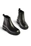 Z555201203 Black Genuine Leather Women's Boots