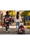 Kids 3 Wheel Trolley School Backpack Set, 3 wheel Detachable Rolling School Bag with Lunch Bag and Pencil Case for Kids (Space) - 7