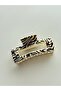 Zebra Patterned Latch Buckle Cream 10 cm - 4