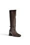 Z920889009 Brown Thick Heeled Daily Women's Boots - 6